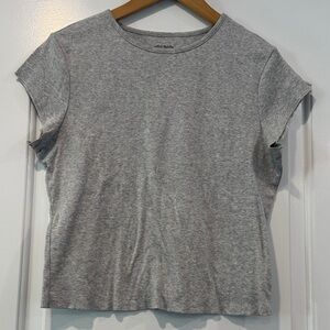 🟡 Wild Fable Heather Gray Short Sleeve Tee Size Large